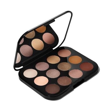 mac connect in colour eye shadow palette - unfiltered nudes
